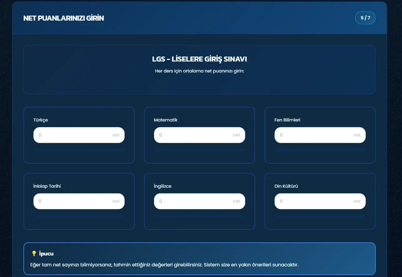 Setinisec Level Test - AI Destekli Kitap Öneri Sistemi — ekran 2